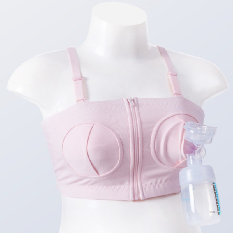 Nursing Bra Sleep - ハンズフリーポンピングブラジャー 調節可能なマタニティ授乳用夏用薄型授乳ブラジャー ウェアラブル搾乳器用 マタニティスリープブラジャー
