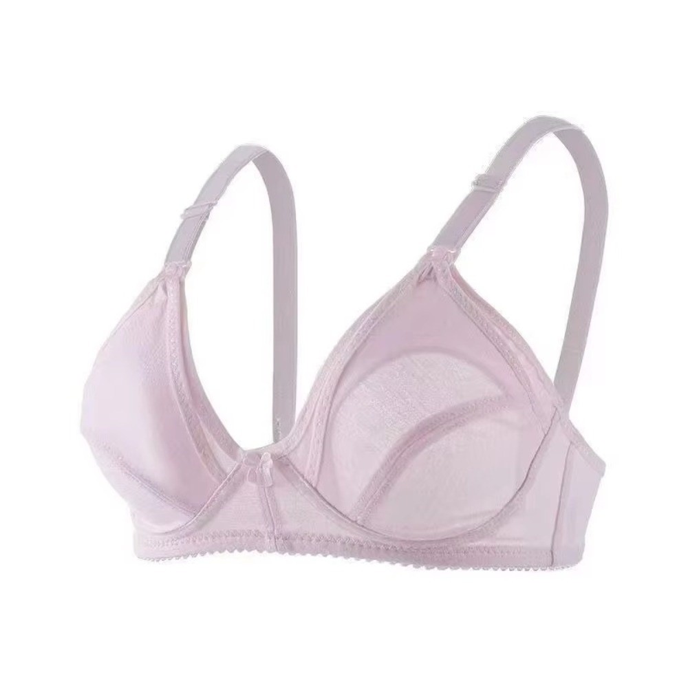 Nursing Bra Sleep - コットンマタニティ授乳ブラ ワイヤーなしプラスサイズ授乳ブラレット オープンバストデザイン スリープ下着 コットンワイヤーなしブラ