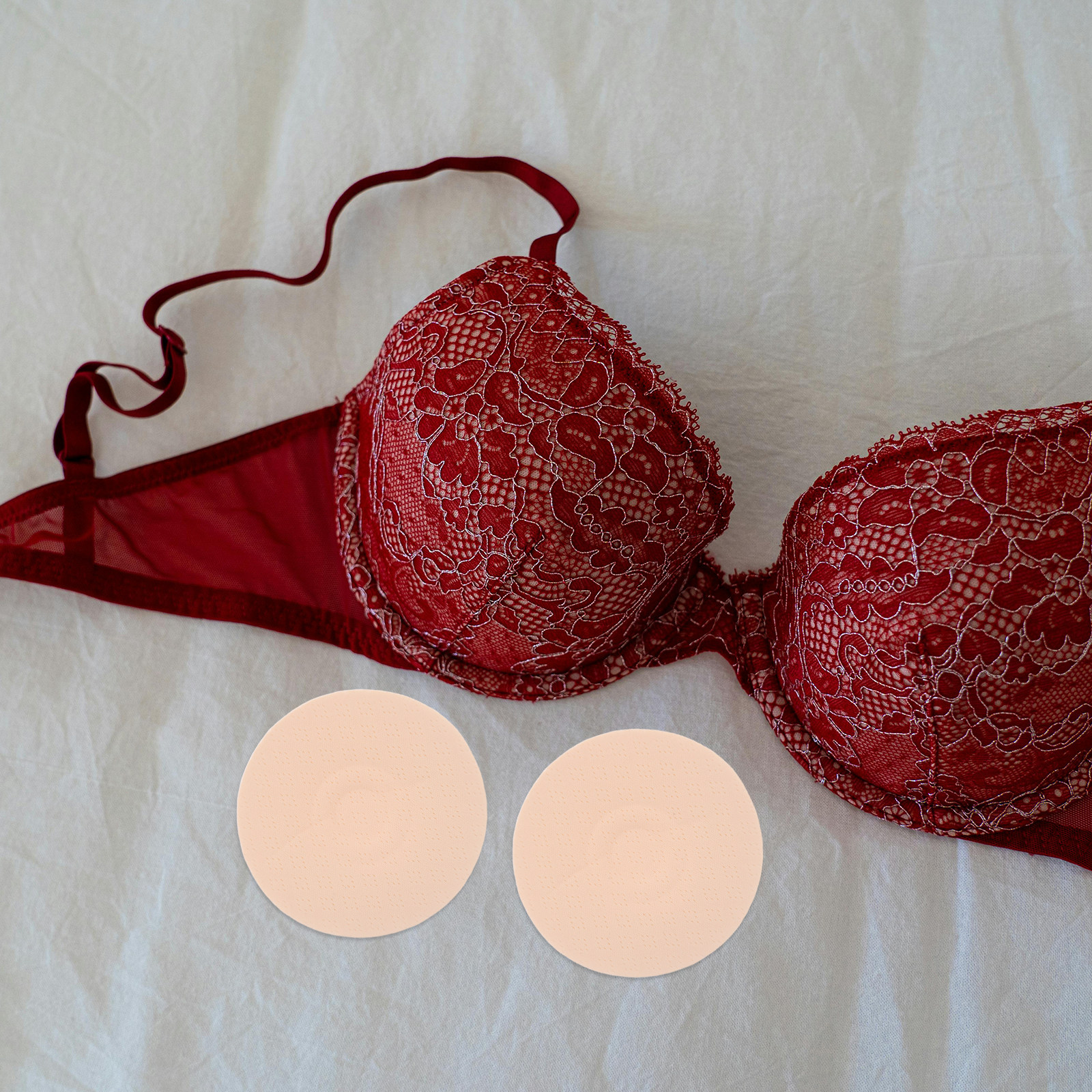 Nipple Cover Pasties - 3ペアの目に見えない乳首カバー、非粘着性コットン、柔らかく通気性のある乳首パッチ、再利用可能な目立たない胸用テープ、女性用トップスに最適