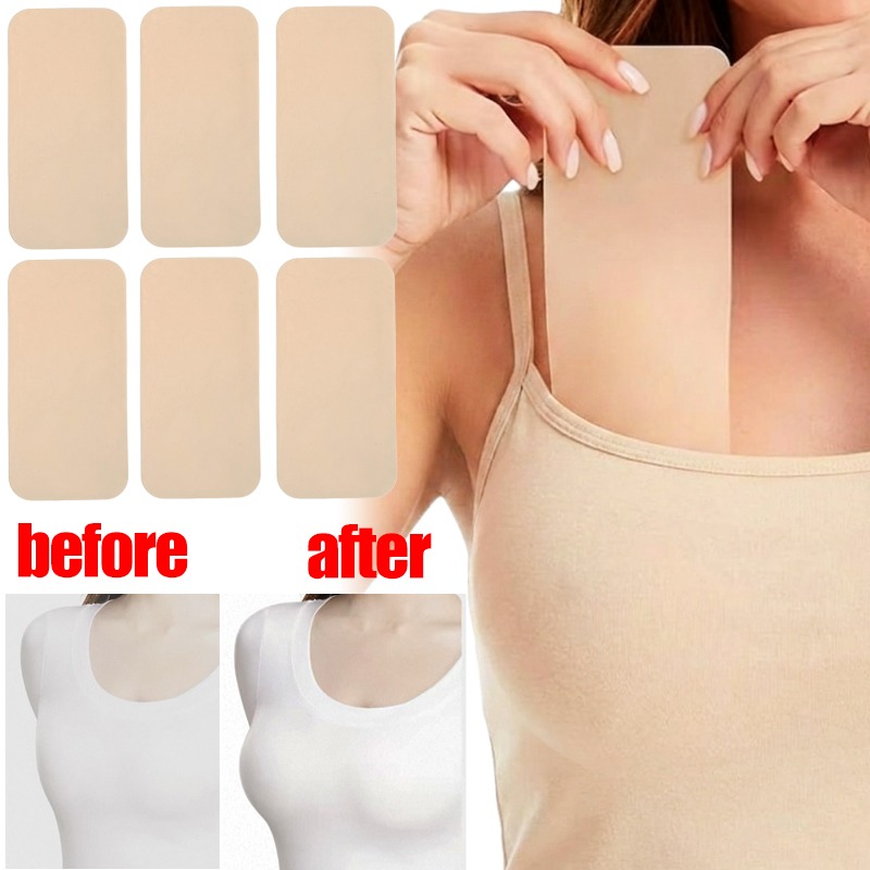 Push Up Bra Padded - シリコーン胸リフトテープ自己粘着乳首カバー目に見えないプッシュアップブラパッド再利用可能なストラップレスドレス胸ステッカー女性用