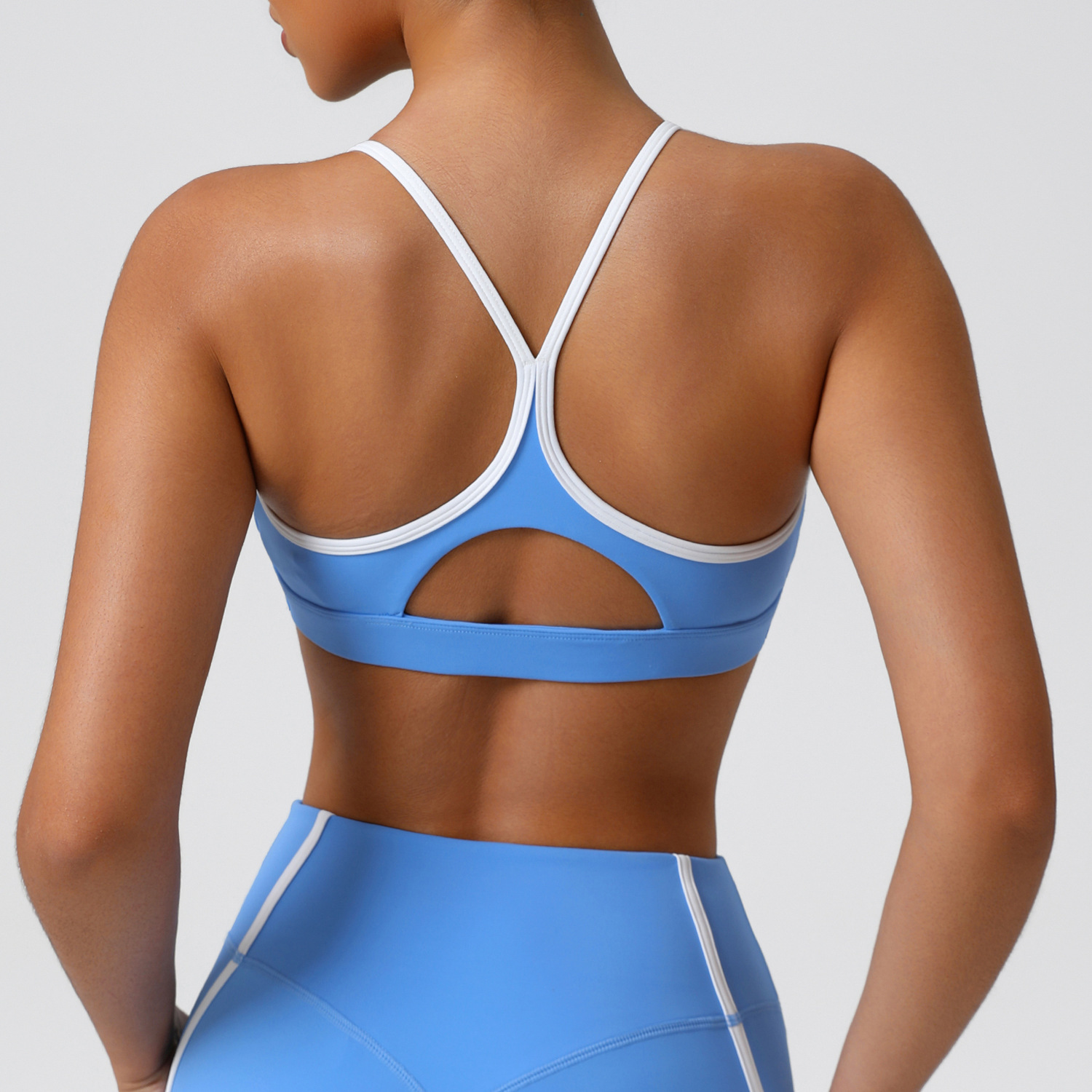 Sports Bra High Impact - 伸縮性のあるソフトスポーツ下着女性高衝撃フィットネスヨガブラ通気性速乾ジムクロップトップ女性トレーニング服