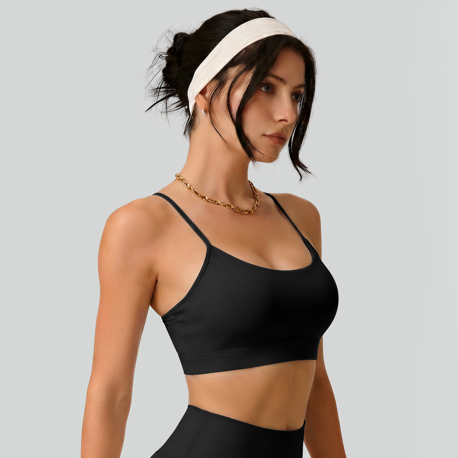 Strapless Bra Backless - 新しい女性用スポーツタンクトップヨガブラ、取り外し可能なカップ付き、セクシーなストラップレスブラ、体にフィットするヨガ下着、フィットネスとランニングブラ