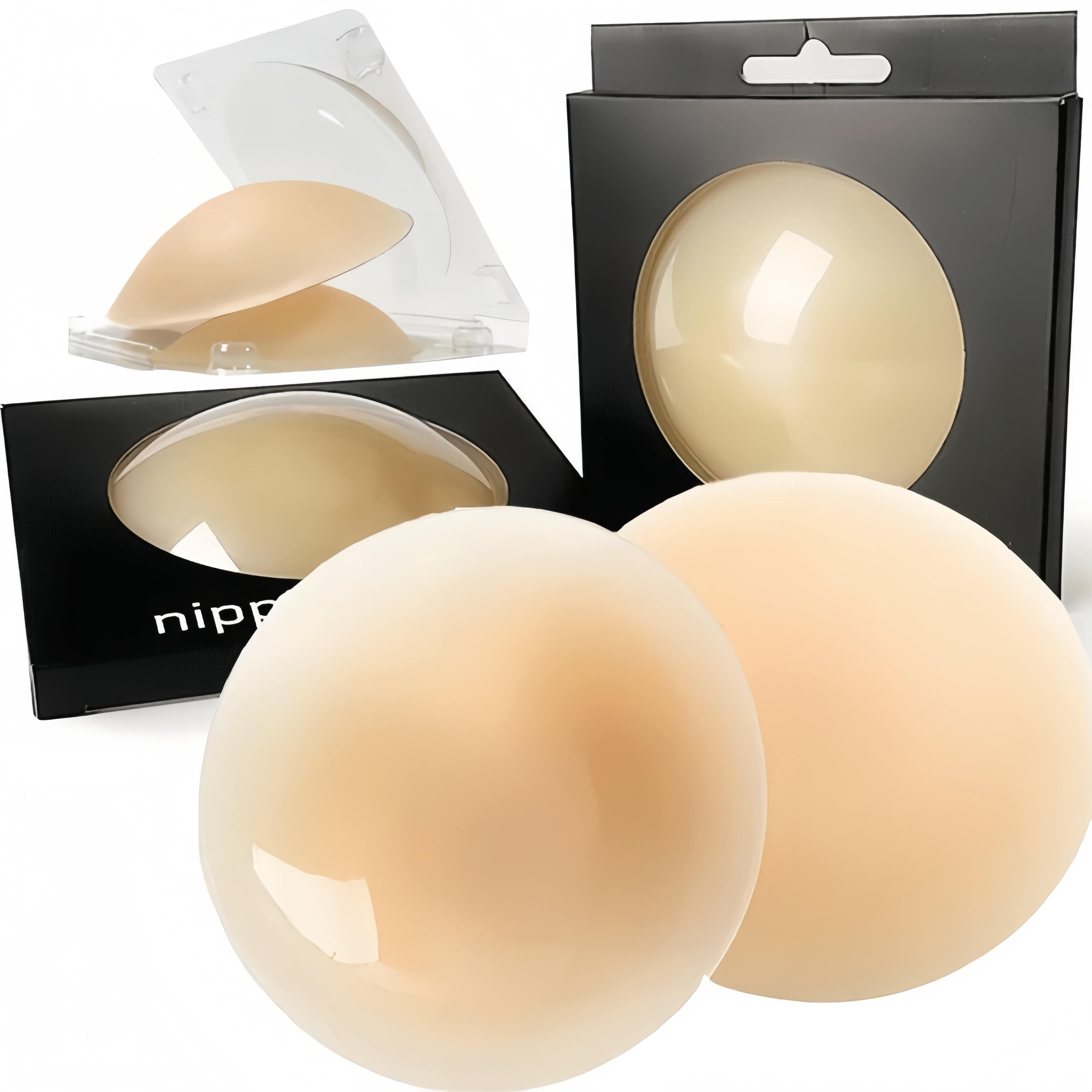 Silicone Bra Adhesive - 目に見えない自己粘着性のシリコーン胸の花びら,防水ステッカー,接着剤なし,背中の開いたブラ用の粘着テープ