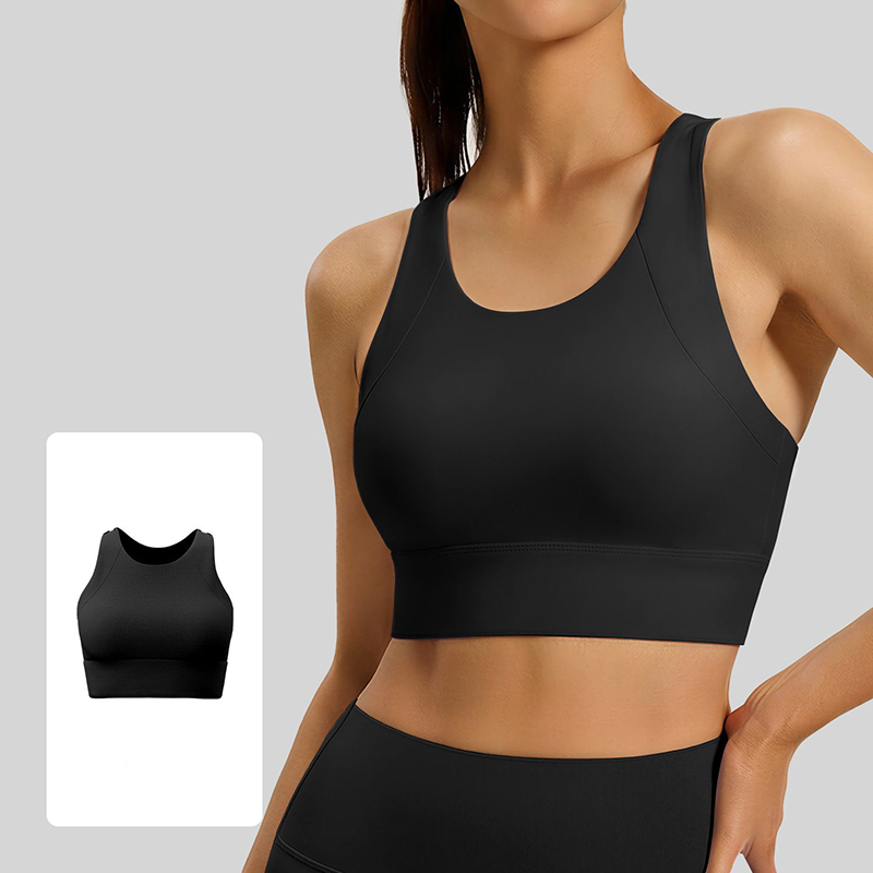 Sports Bra High Impact - 2026年ファッションレーサーバックヨガブラ、女性用耐衝撃性プッシュアップハイインパクトスポーツブラ、快適なソフトヨガタンクトップ（ピラティス用）
