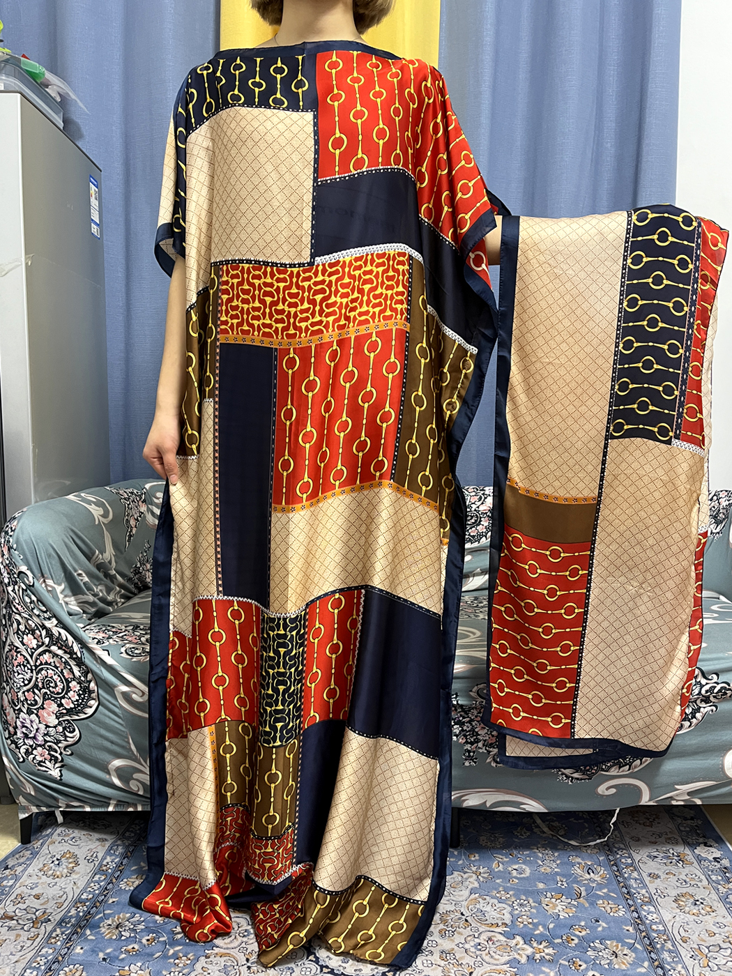 Robe Silk Women - アバヤ-女性のためのヒジャーブスカーフ付きロングドレス,女性のためのエレガントなイスラム教徒の衣装,カフタン,アフリカ,柔らかいシルク,2023