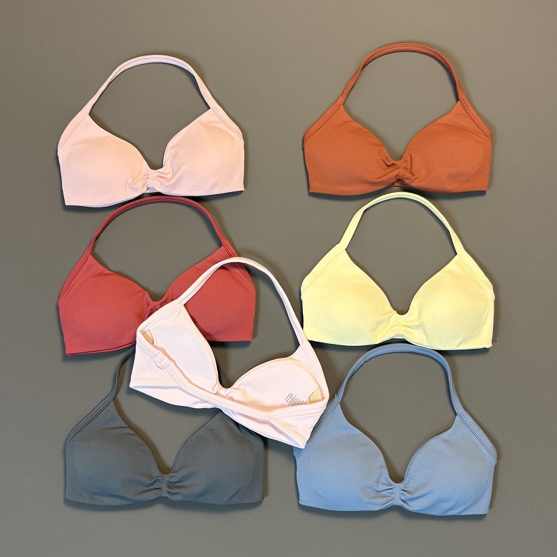 Sports Bra High Impact - HISTELLO スポーツブラ シームレス ヨガ下着 女性用 ジム