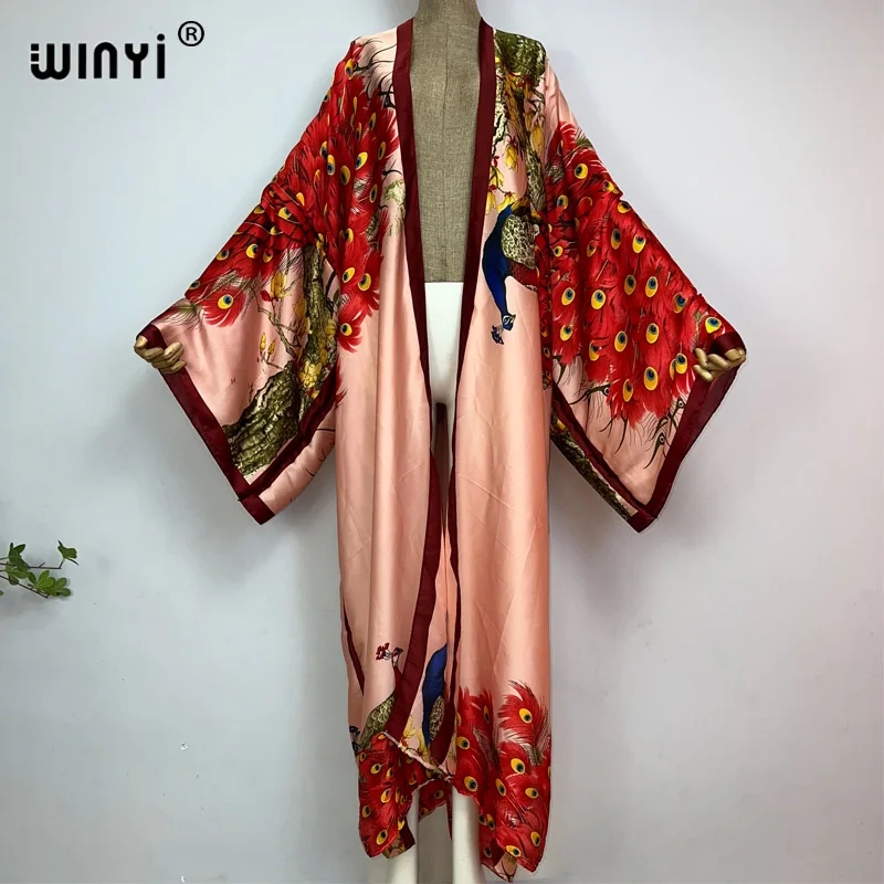 Robe Silk Women - WINYI 2022 夏 レディース カーディガン ステッチ