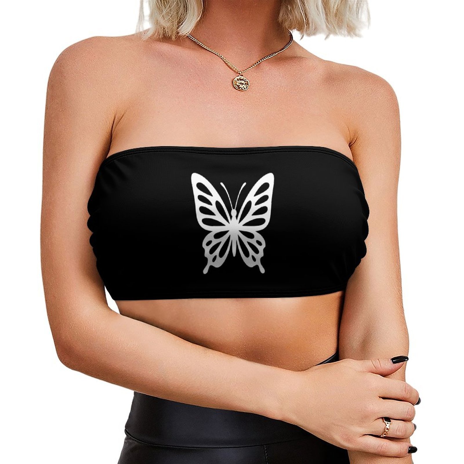 Strapless Bra Backless - 女性用ストラップレスブラ、ワイヤレスノンパッドチューブトップバンドゥブラ、シームレスブラレット