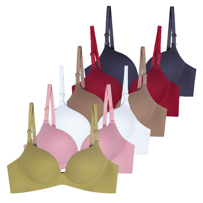 Bralette Wireless Soft - FallSweet キャンディプッシュアップブラジャー貧乳女性用ワイヤレスソフトサポートたるみ防止ブラレットサイドブレストコレクションランジェリー