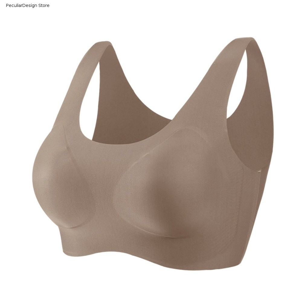 Bralette Wireless Soft - ソフトフィットワイヤレスブラジャープッシュアップギャザーブラシームレスブラレットランジェリー耐衝撃スポーツブラ女の子女性