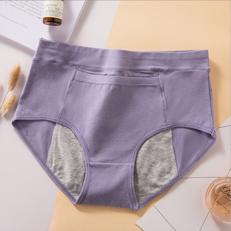 女性用ハイウエスト漏れ防止生理用ショーツ – フロントポケッ - Period Panty Absorbent のレビューと価格