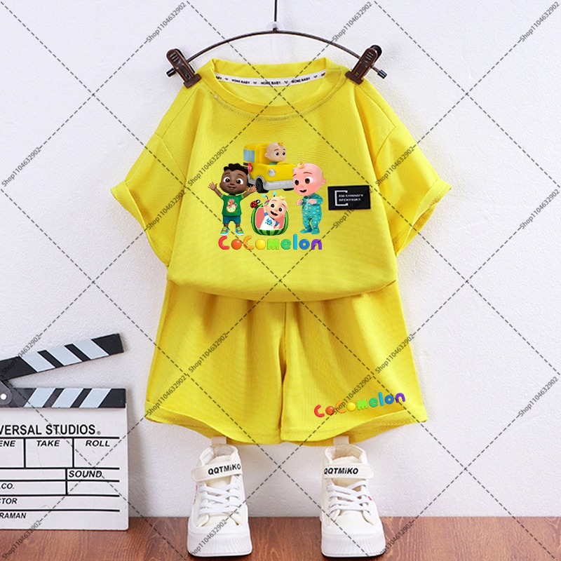 Cocomelons 男の子女の子 Tシャツとショーツセット - Boyshort Underwear のレビューと価格