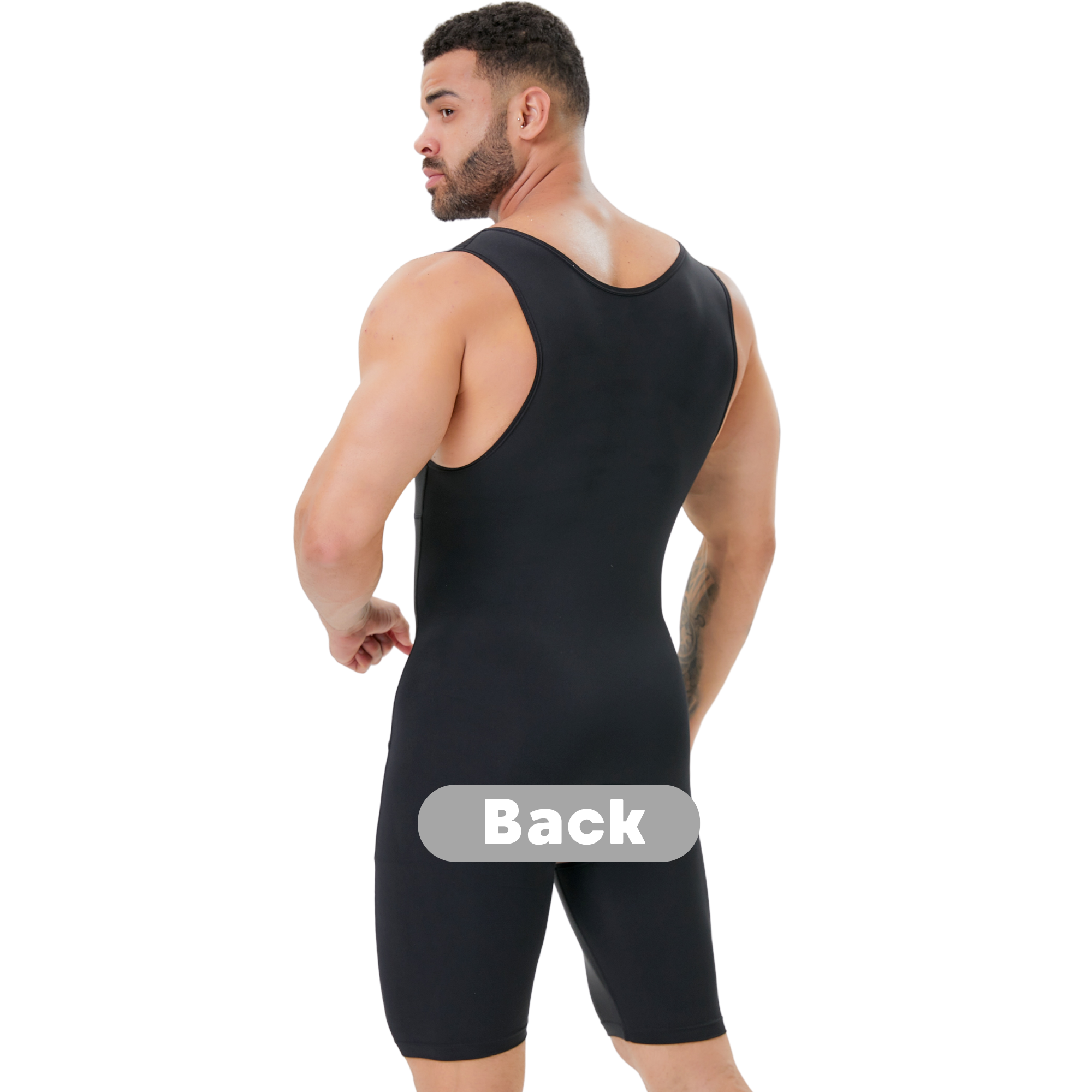 メンズ二重層お腹引き締めシェイプウェアボディスーツ通気性のあ - Shapewear Bodysuit Firm のレビューと価格