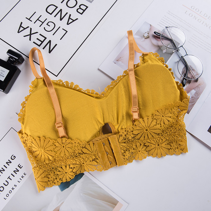セクシーな3Dレースのランジェリー,シームレスなスポーツブラ - Strapless Bra Backless のレビューと価格