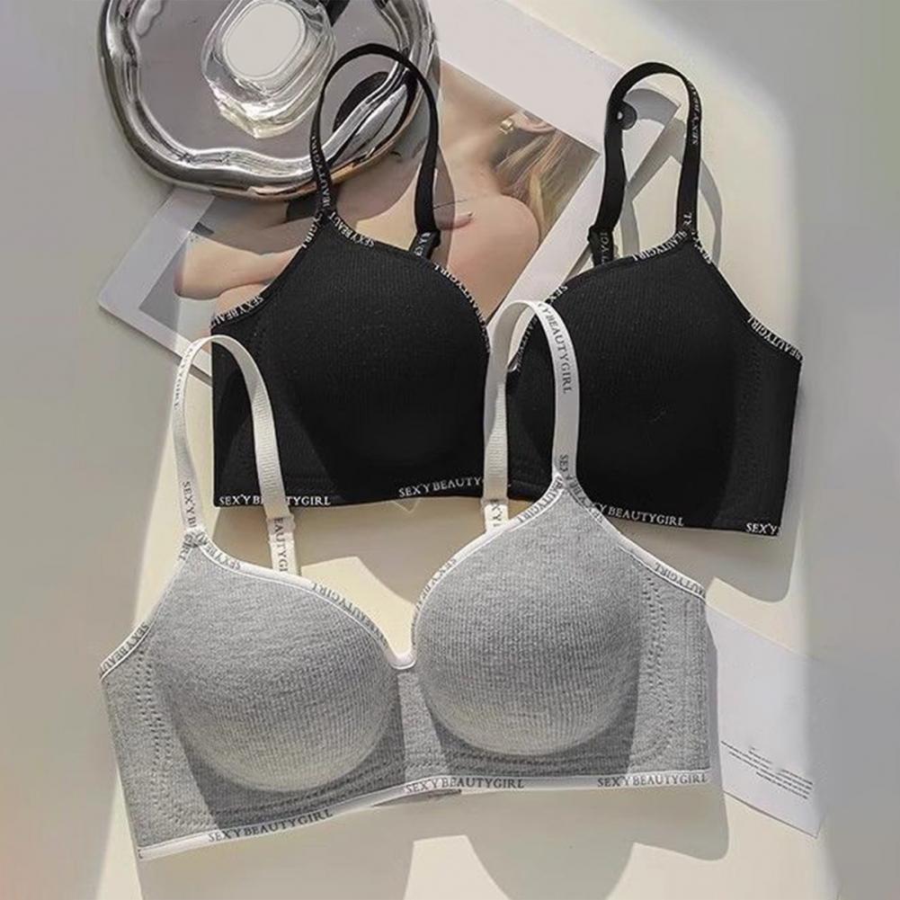 女性用ディープVワイヤレスブラ、ソフトプッシュアップブラレッ - Bralette Wireless Soft のレビューと価格
