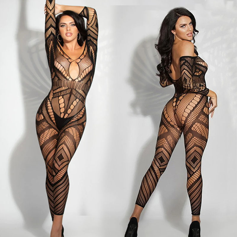 ポルノセクシーな網タイツ Bodystockings 女性ラ - Bodystocking Fishnet のレビューと価格