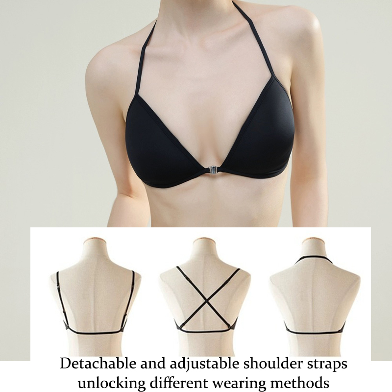 女性のシームレスなブラジャーディープ V ネックブラジャー調 - Bralette Wireless Soft のレビューと価格