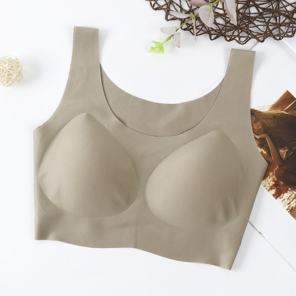 ソフトフィットワイヤレスブラ プッシュアップ耐衝撃シームレス - Bralette Wireless Soft のレビューと価格
