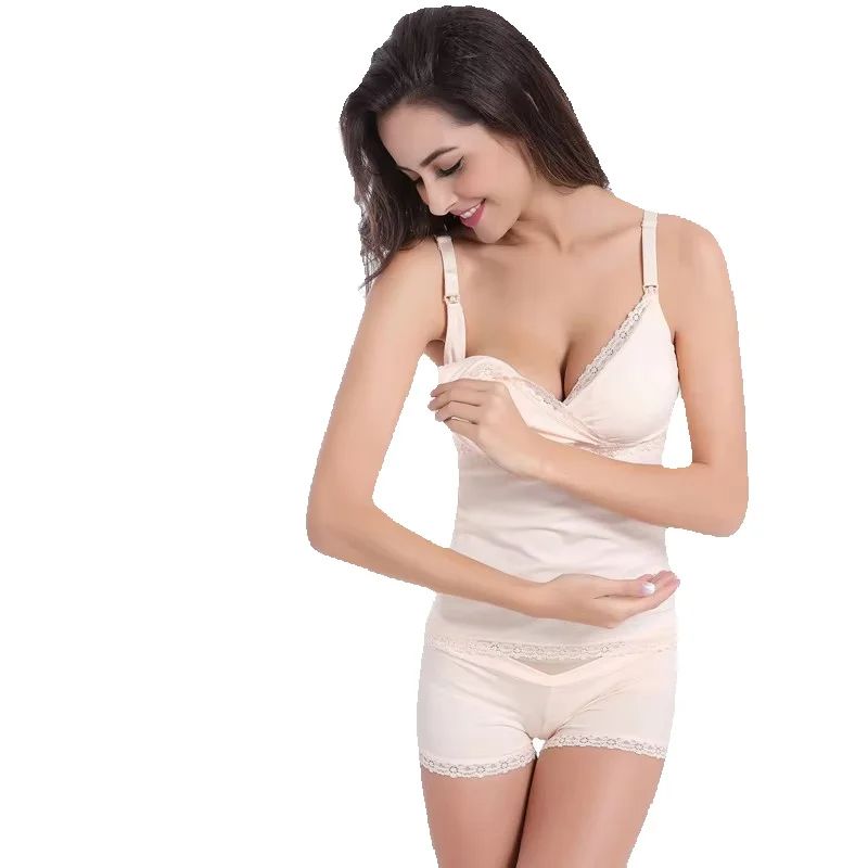 マタニティウェア レディーススリープブラ 下着 授乳ブラジャ - Nursing Bra Sleep のレビューと価格