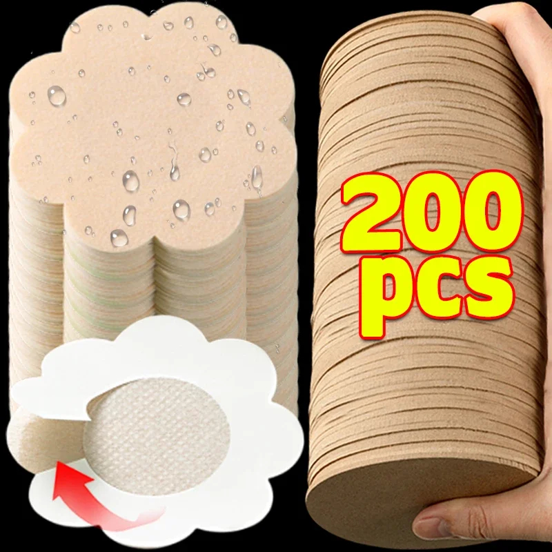 50-200 個乳首カバーステッカー女性胸リフトテープニプレ - Nipple Cover Pasties のレビューと価格