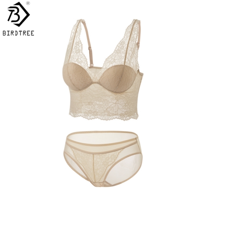 バードツリー、シルク裏地付きレディースエレガントブラ＆ショー - Bralette Wireless Soft のレビューと価格