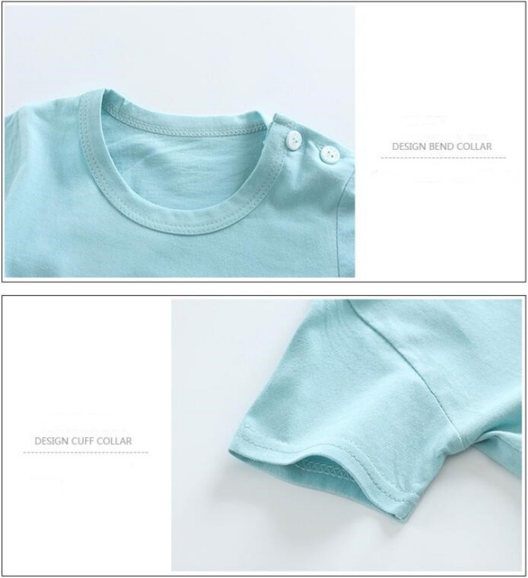 綿 Tシャツ + ショーツ 2 ピーストラックスーツセット子 - Boyshort Underwear のレビューと価格