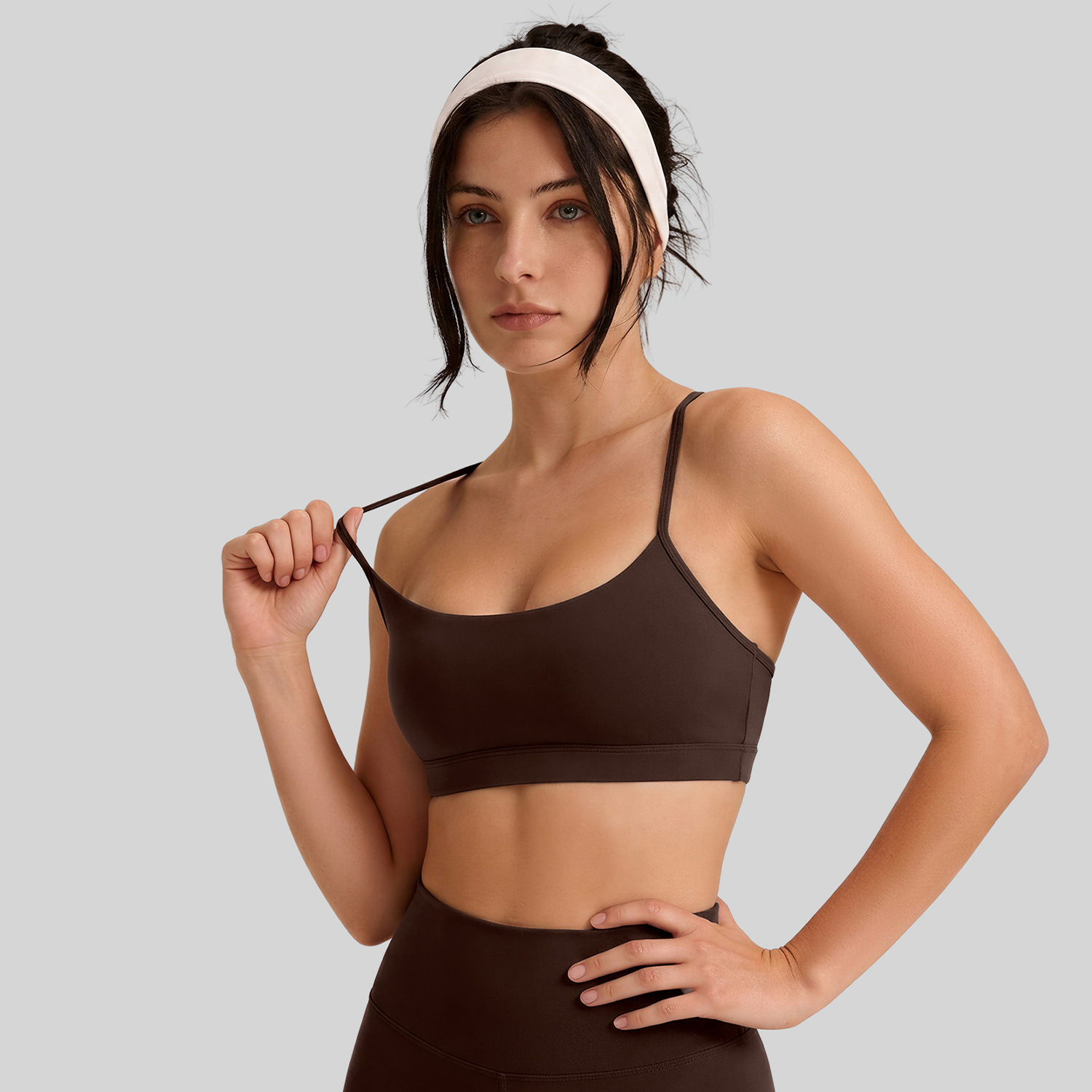 新しい女性用スポーツタンクトップヨガブラ、取り外し可能なカッ - Strapless Bra Backless のレビューと価格