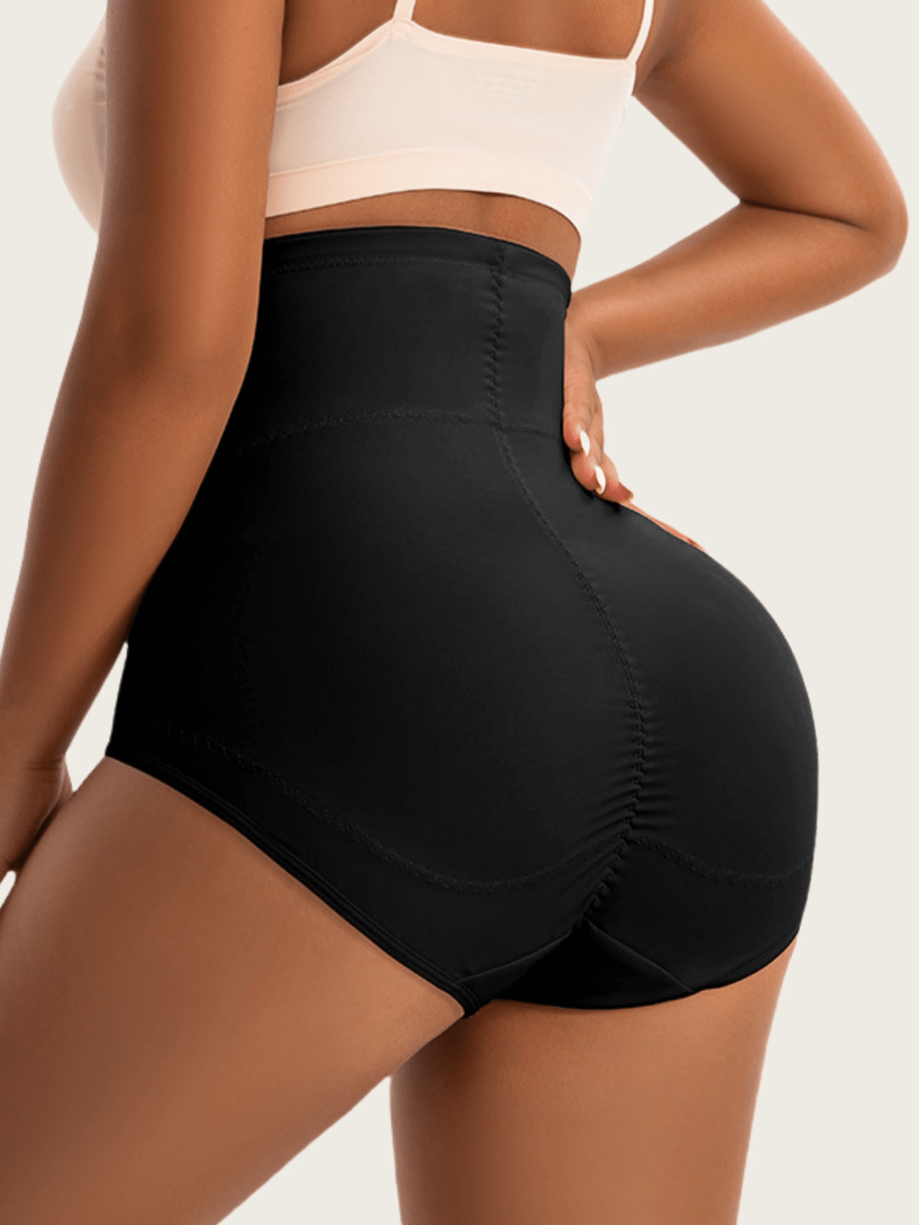 1pc 女性用ハイウエストシェイピングパンツ、ヒップリフト、 - Corset Waist Cinch のレビューと価格