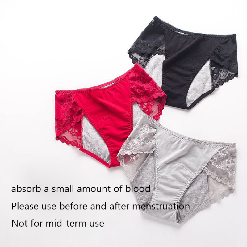 3XL 大サイズセクシーなレースは少量の生理期間漏れ防止月経 - Period Panty Absorbent のレビューと価格
