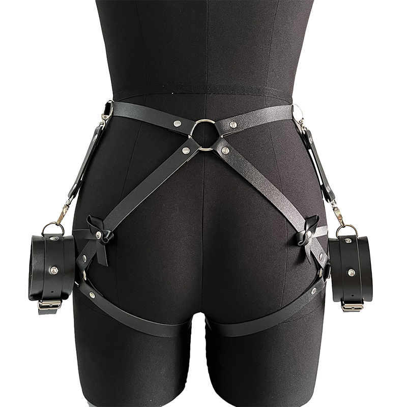 ファッショナブルな女性用ボウノットレッグハーネス、ブレスレッ - Garter Belt Set のレビューと価格