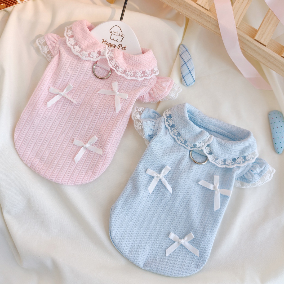 ペット用春のレースボウベスト、テディ・ヨークシャー・ペットT - Lace Teddy Lingerie のレビューと価格
