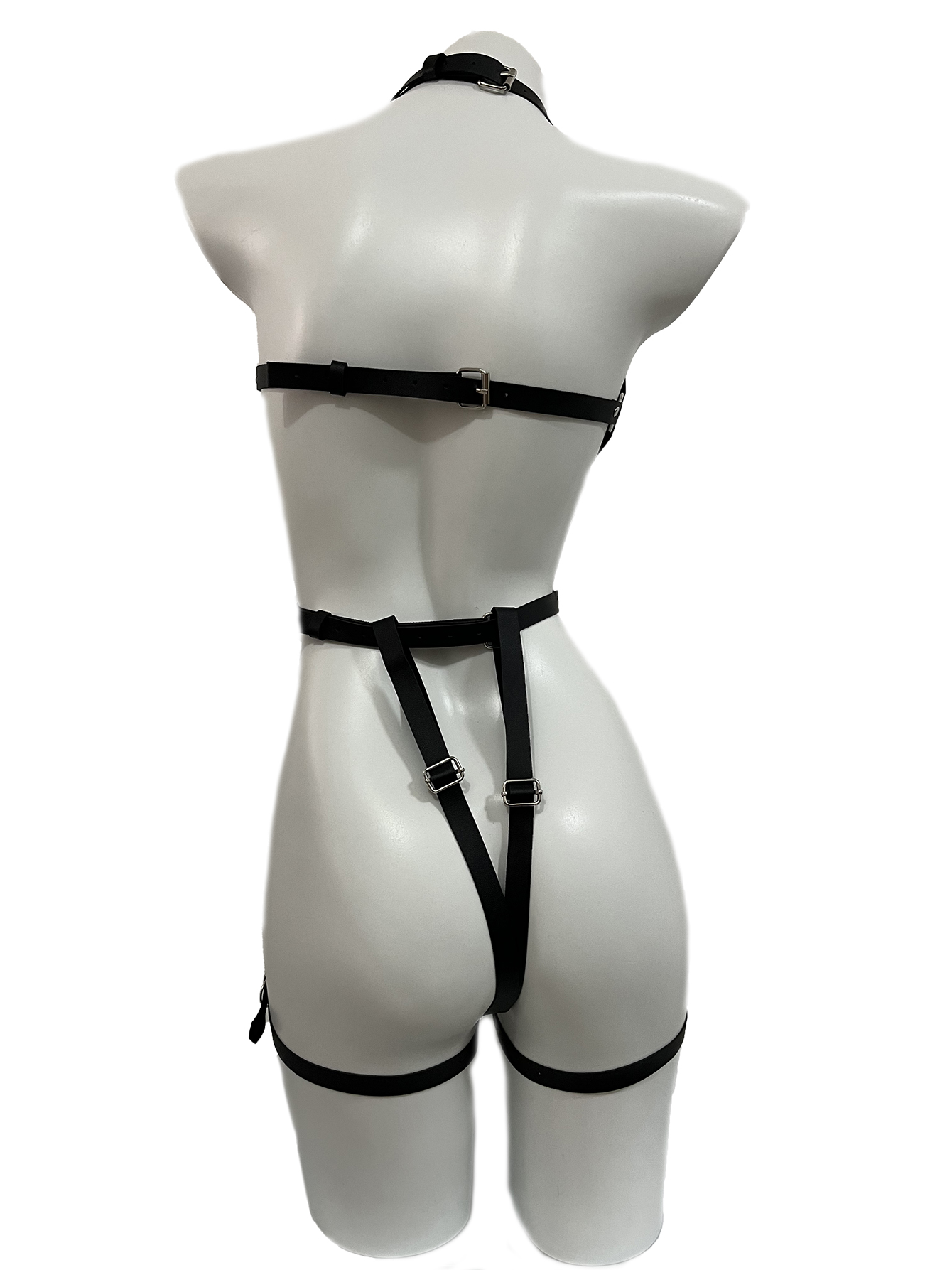 マルチカラー女性ファッションフルボディハーネスベルト女性用装 - Garter Belt Set のレビューと価格