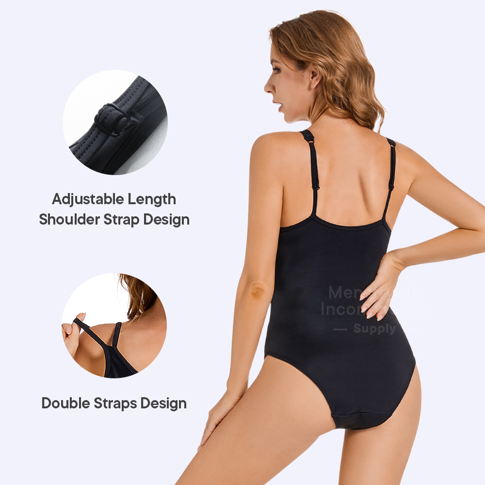 女性用生理用水着 ワンピース 漏れ防止 防水 生理用水着 高 - Period Panty Absorbent のレビューと価格
