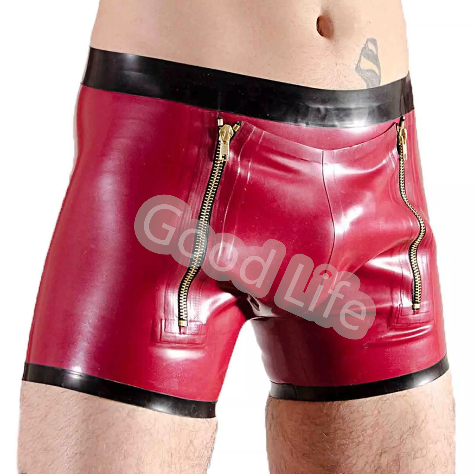 手作り天然ラテックス男性下着ぴったりフィットボクサーパンツフ - Boyshort Underwear のレビューと価格