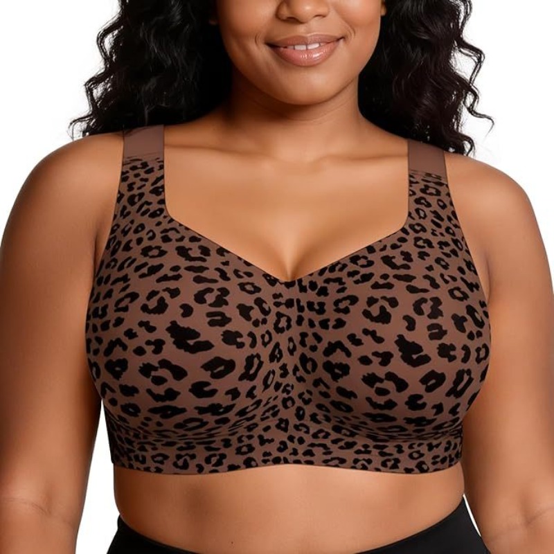 レオパード柄ゼリーブラ ノンワイヤー プッシュアップ ワイヤ - Push Up Bra Padded のレビューと価格