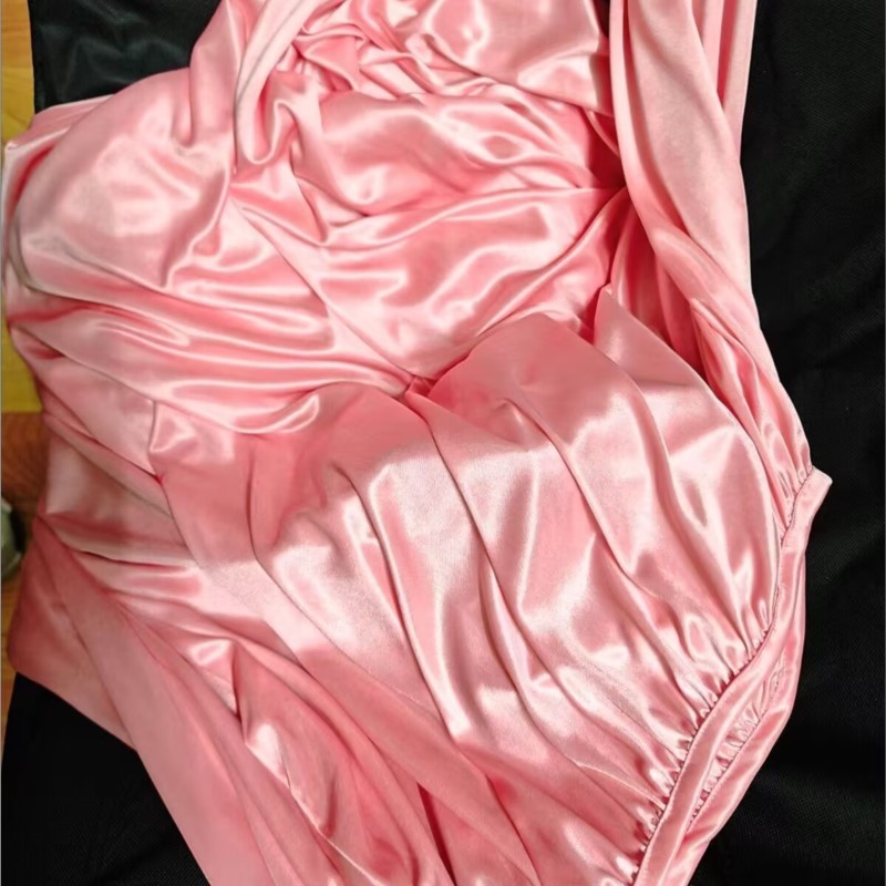 光沢のあるアイスシルクナイトローブ（ベルト付き）ユニセックス - Robe Silk Women のレビューと価格