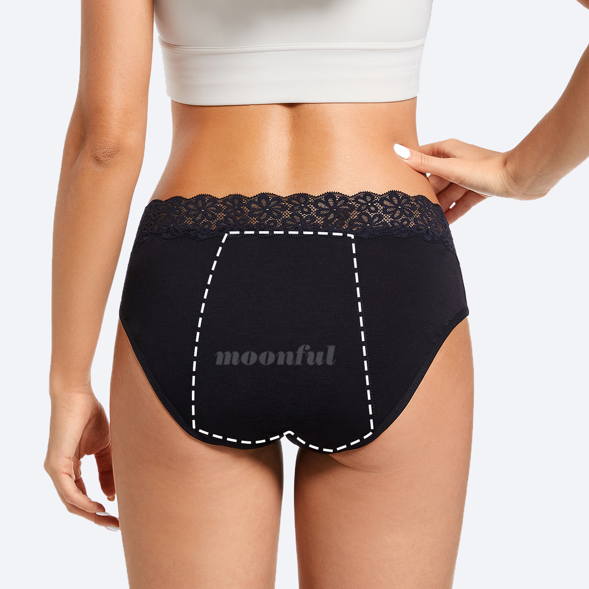 女性用の漏れ防止コットンパンティー,月経周期,高流量 - Period Panty Absorbent のレビューと価格