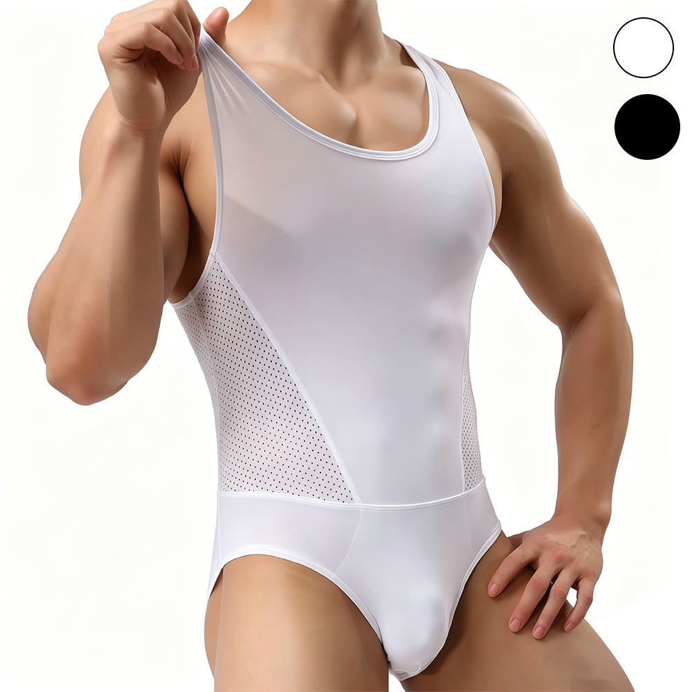 1枚入り メンズ ハイストレッチ アイスシルク シェイプウェ - Shapewear Bodysuit Firm のレビューと価格