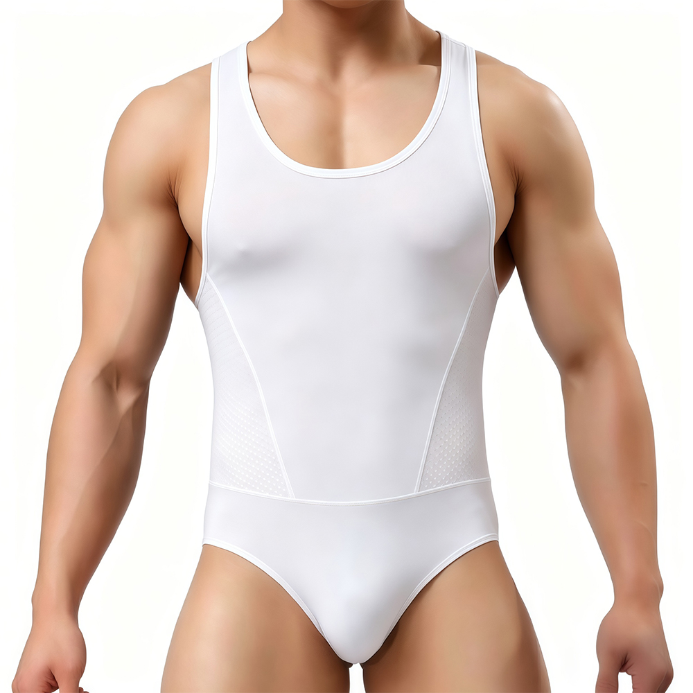 1枚入り メンズ ハイストレッチ アイスシルク シェイプウェ - Shapewear Bodysuit Firm のレビューと価格