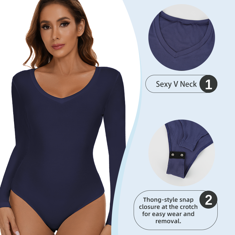 女性用Vネックボディスーツ,セクシーなボディシェイパー,スリ - Shapewear Bodysuit Firm のレビューと価格