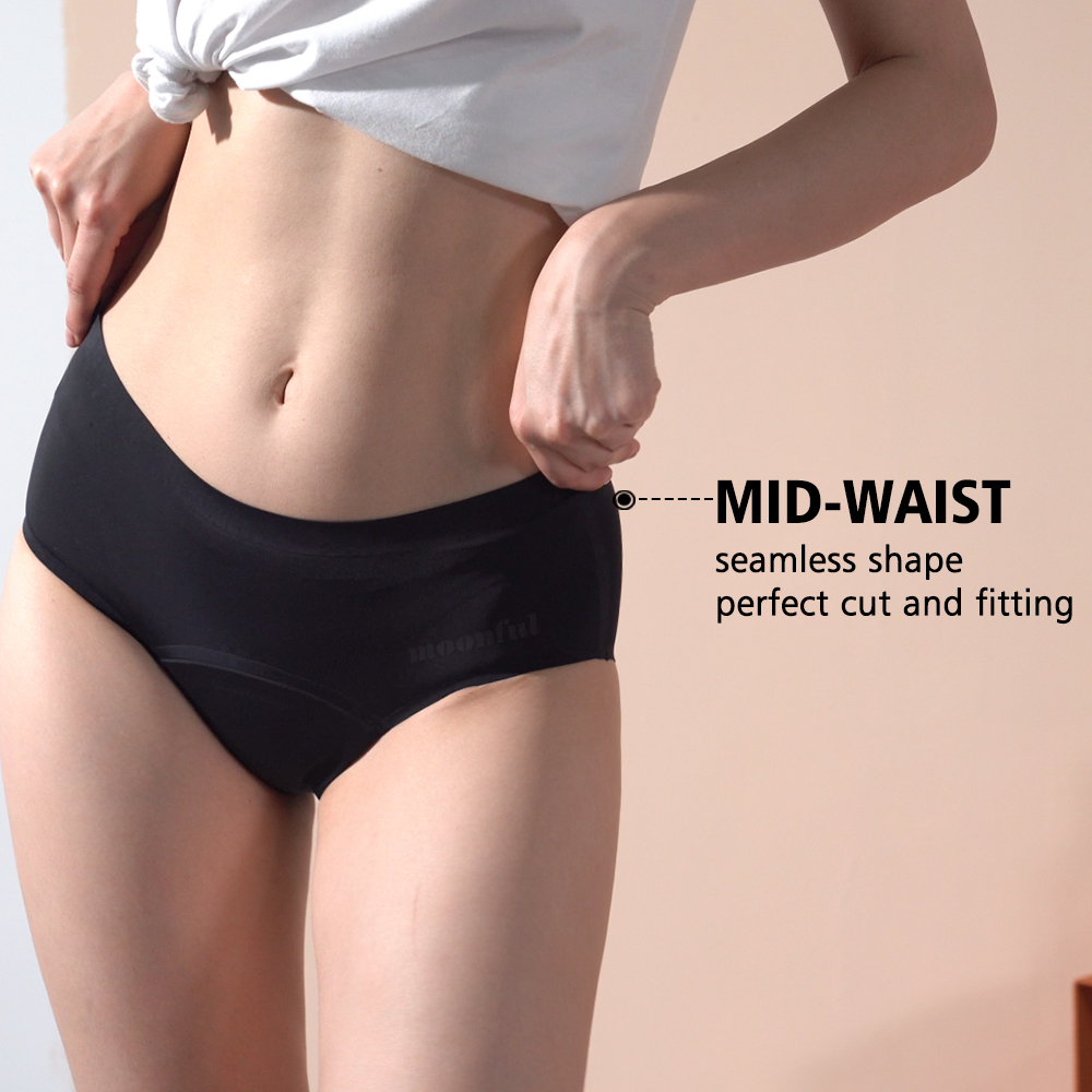 シームレス生理用ショーツ 女性用 多い日用 生理用ブリーフ  - Period Panty Absorbent のレビューと価格