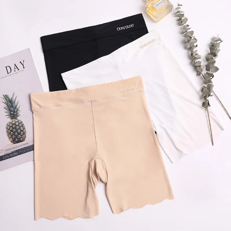 3 ピース/M-4XL 女性ビッグサイズ安全パンツアイスシル - Boyshort Underwear のレビューと価格