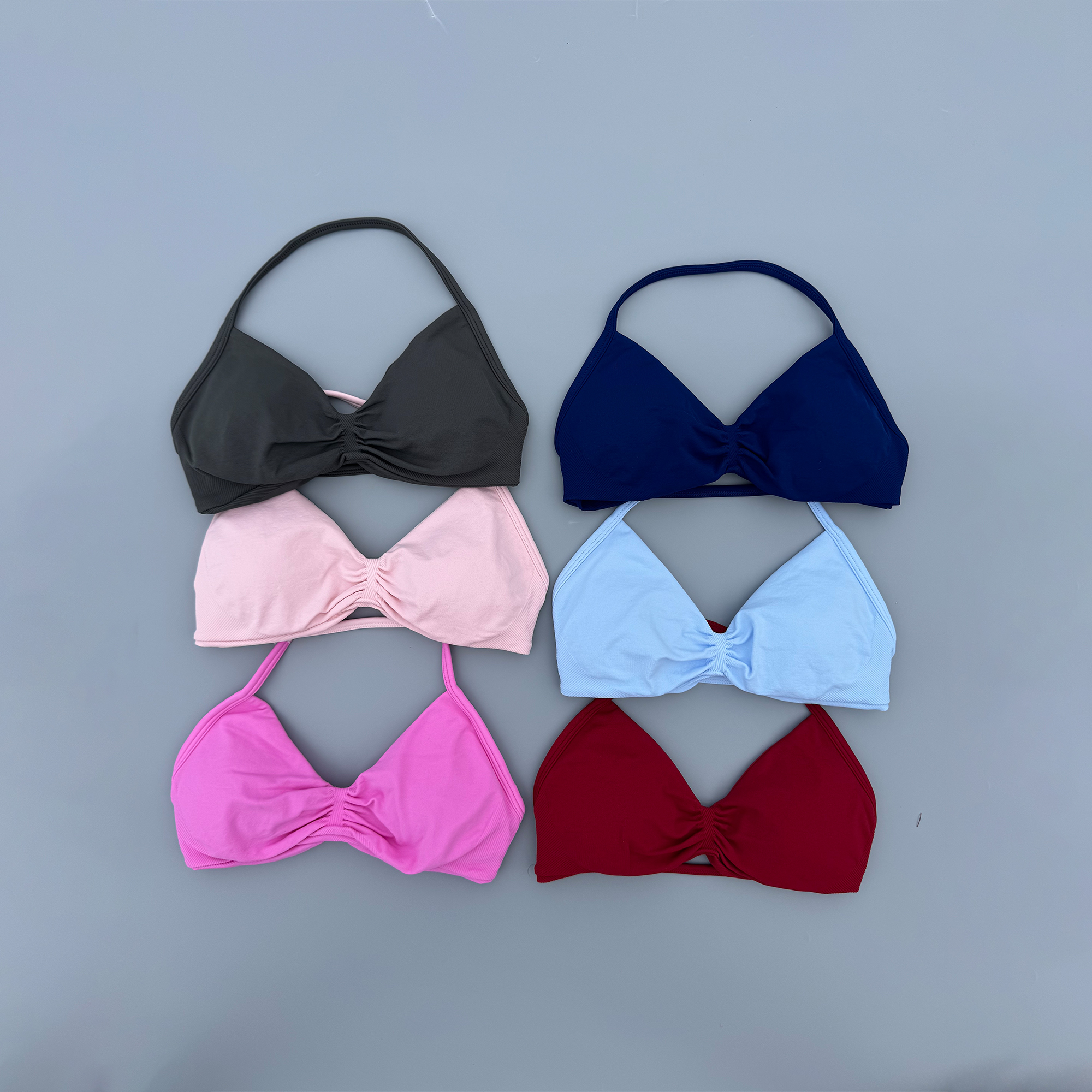 女性用ハイサポートレースアップスポーツブラ - 薄型ストラッ - Push Up Bra Padded のレビューと価格
