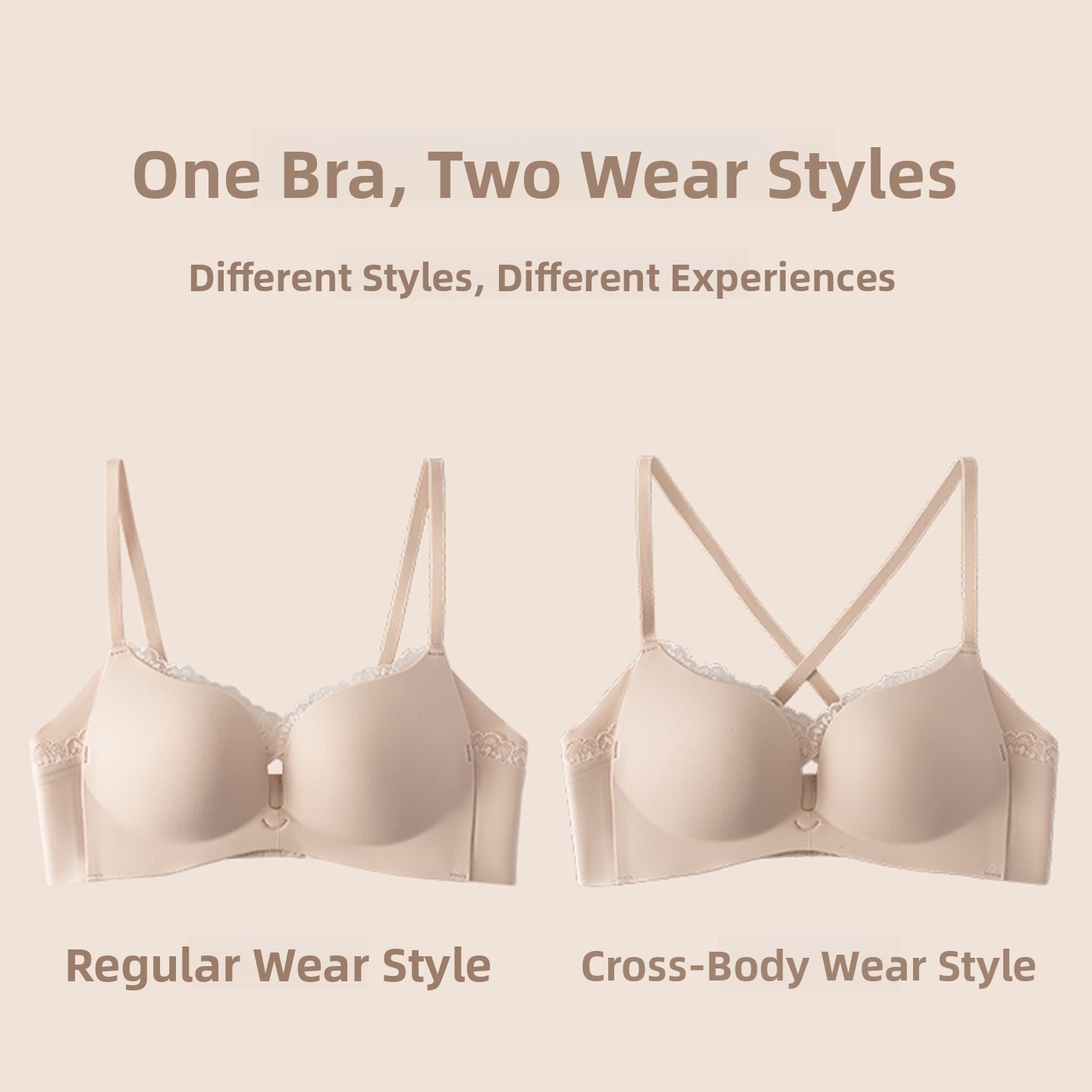 純粋なKUCLUTレースパームカップスモールチェストギャザー - Seamless Underwear Women のレビューと価格