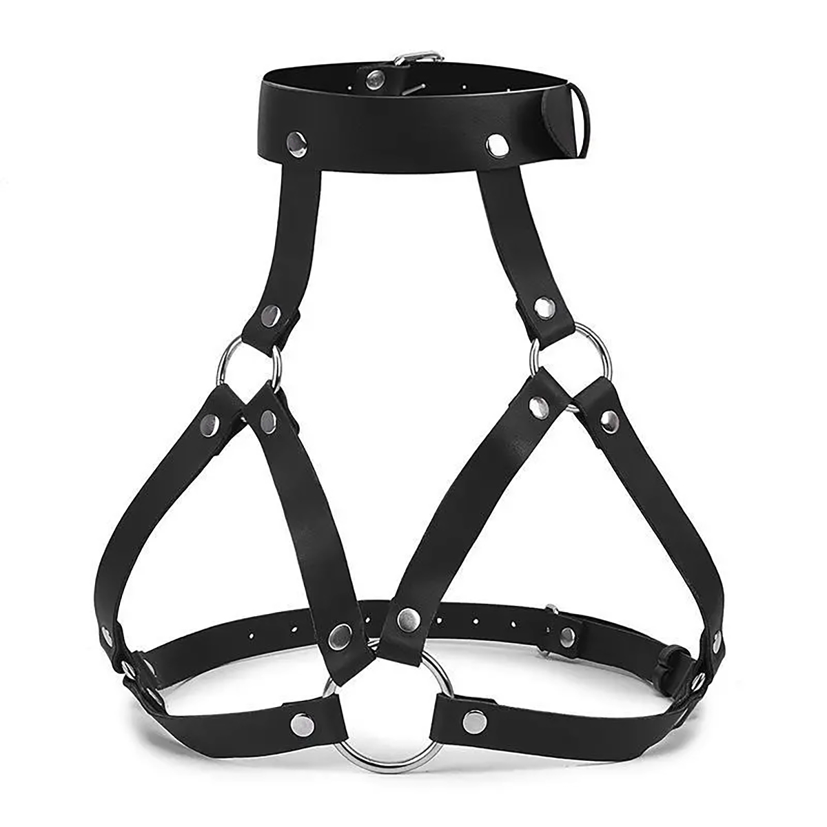 女性のためのゴシックレザーサスペンダー,セクシーなバストハー - Garter Belt Set のレビューと価格