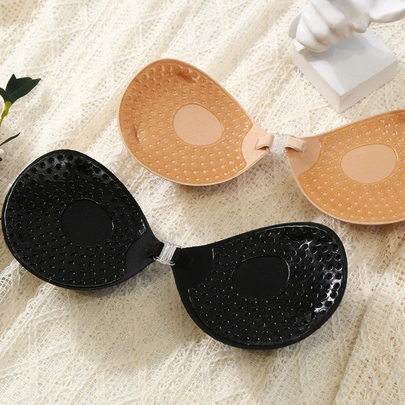夏用5cm厚盛りブラシリコンニップルテープセクシー女性用通気 - Push Up Bra Padded のレビューと価格