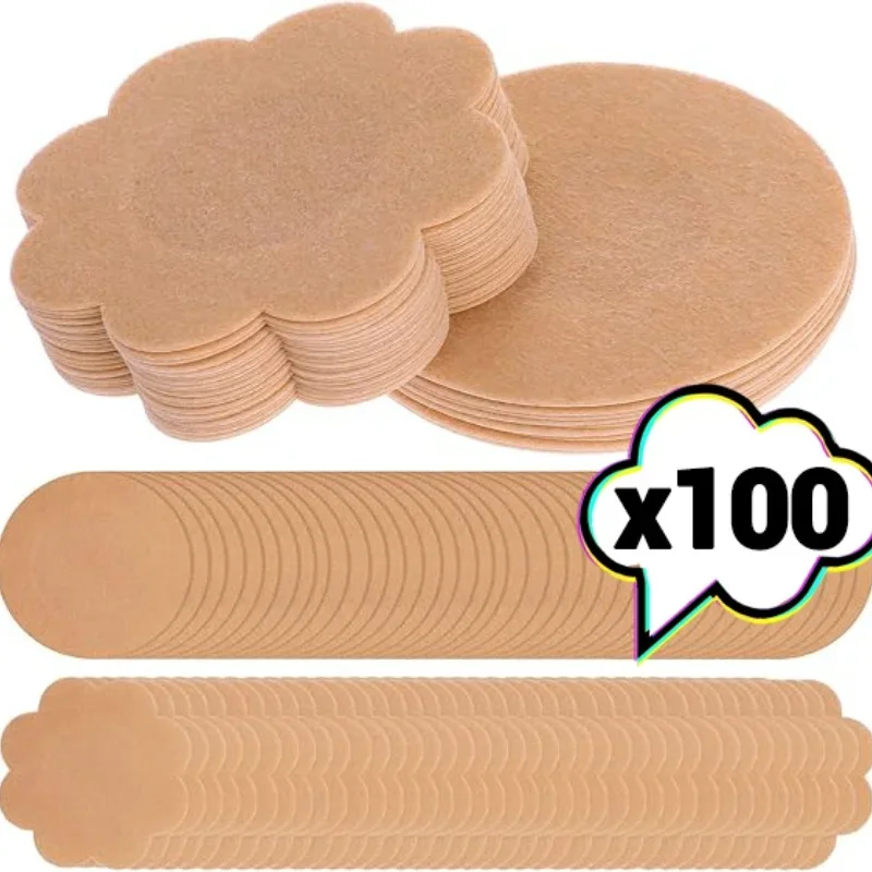 10/100 個女性乳首カバー自己粘着リフトアップ胸花びら女 - Silicone Bra Adhesive のレビューと価格
