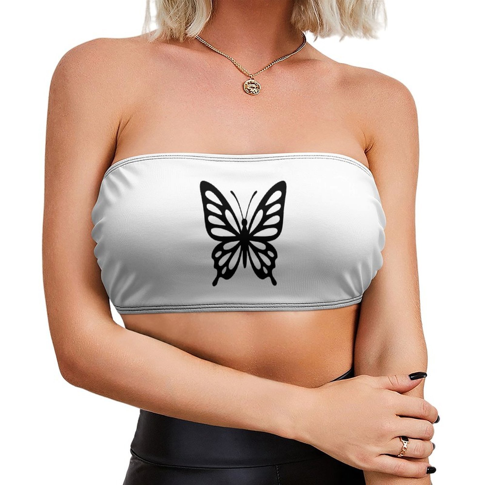 女性用ストラップレスブラ、ワイヤレスノンパッドチューブトップ - Strapless Bra Backless のレビューと価格