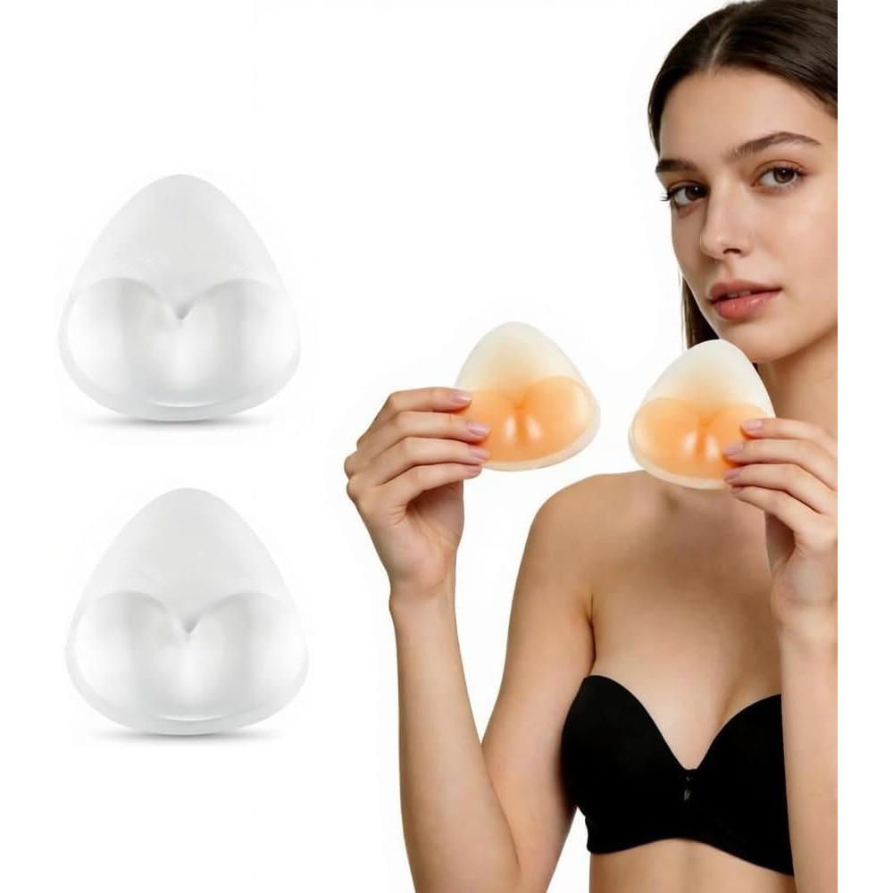 シリコンブラパッド、三角形プッシュアップパッド、水着＆ビキニ - Push Up Bra Padded のレビューと価格