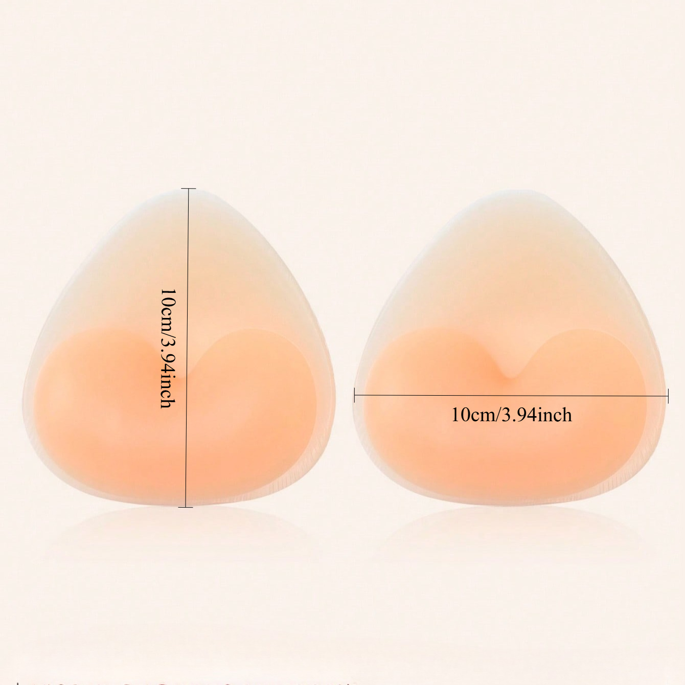 シリコンブラパッド、三角形プッシュアップパッド、水着＆ビキニ - Push Up Bra Padded のレビューと価格